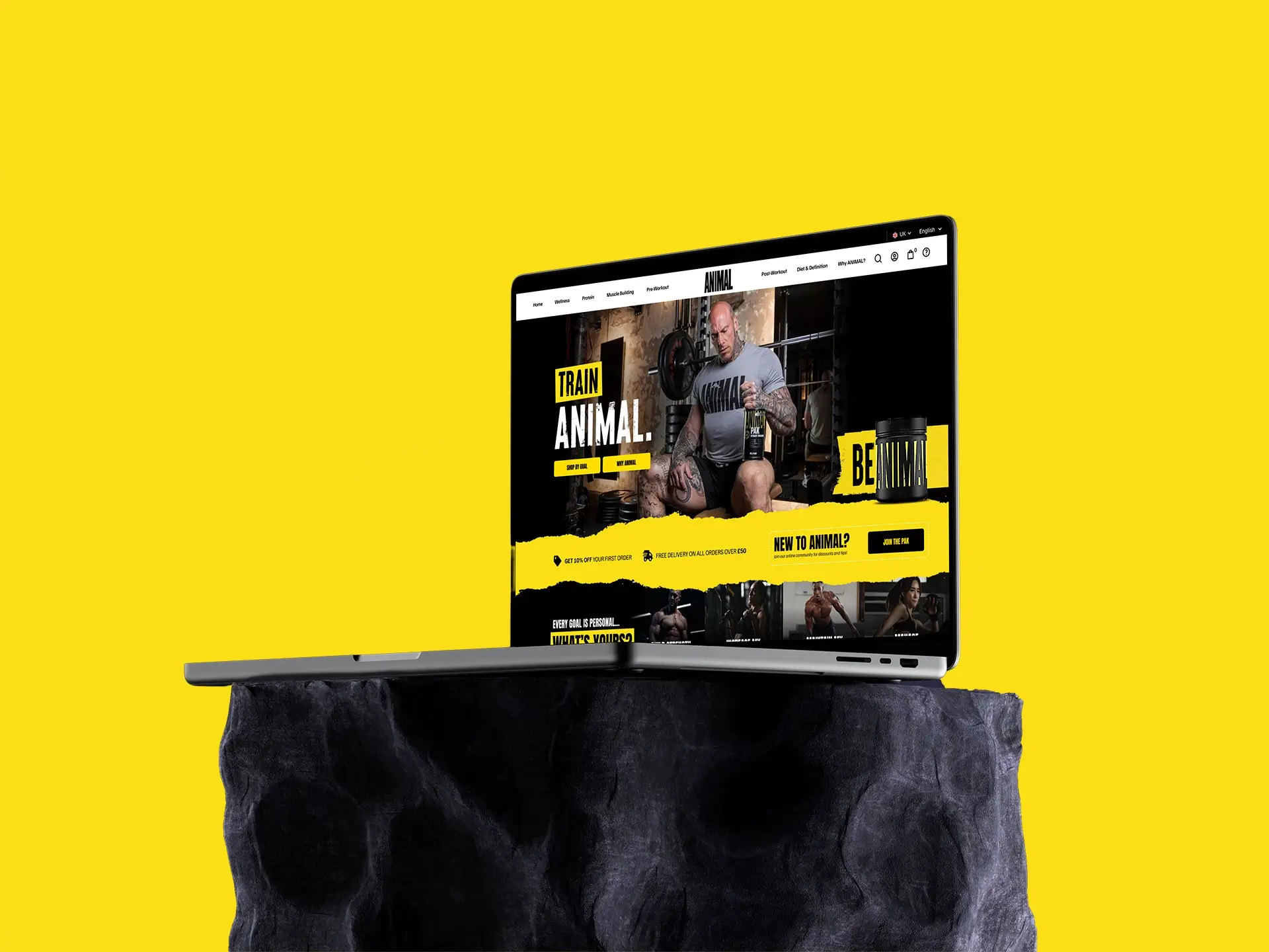 Animalpak UK Shopify Website (Desktop)
